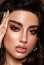 لنز توپاز(قهوه ای دور دار)