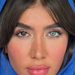 لنز آبی دسی بلو برند ویکتوریا