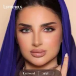 لنز لازورد(طوسی سبز روشن بدون دور) - تصویر 2