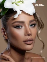 لنز کلارا گری(طوسی فیلی دور دار)